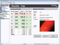 Display of Analysis Result